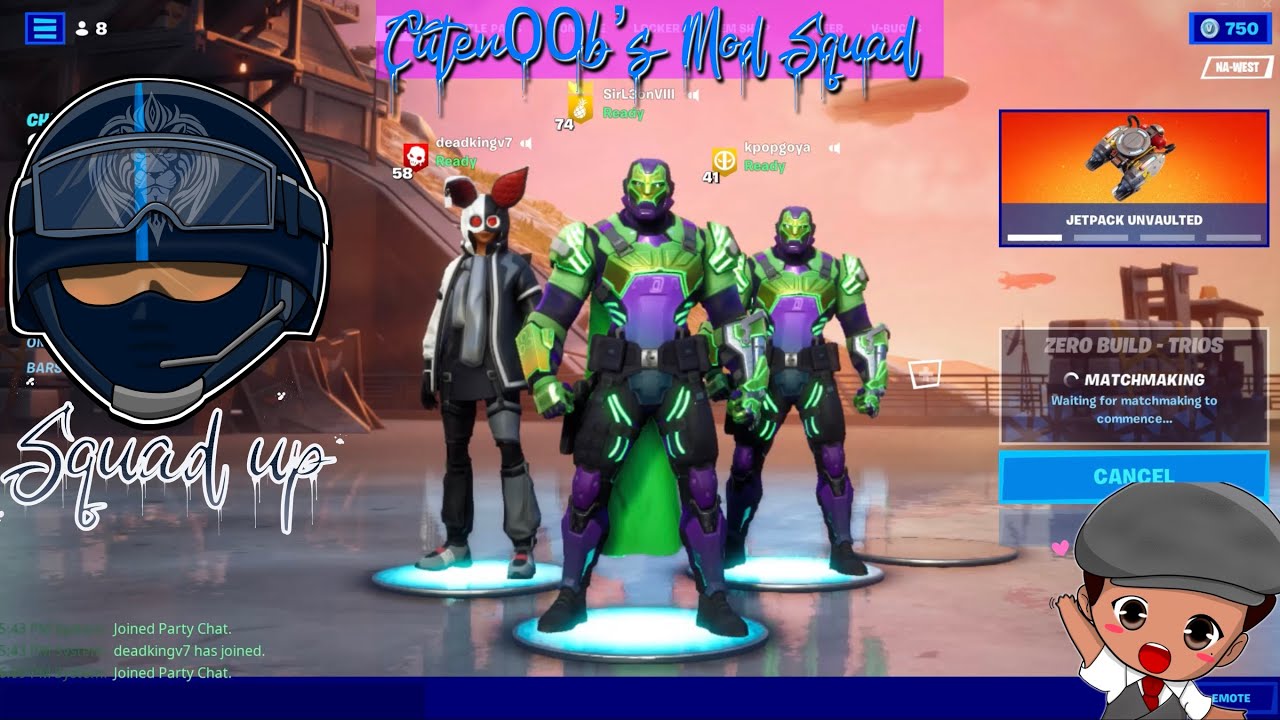 Cuten00b’s Mod Squad | Trios - Fortnite: Zero Build
