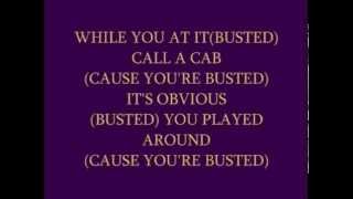 Busted Karaoke lyrics