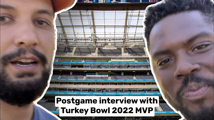Turkey Bowl 22 MVP Luther Evans postgame interview...