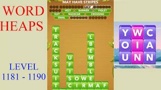 Word Heaps Level 1181 - 1190 | All Answers | Walkthrough screenshot 5