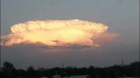 Classic Anvil and Overshooting Top