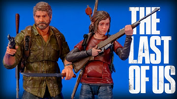 The Last of Us Joel and Ellie PlayStation Shapes Collection Spin Master Toys Action Figure Review