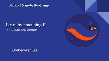 Starknet Nairobi Bootcamp #4: Learn Cairo 1.0 by Practicing II
