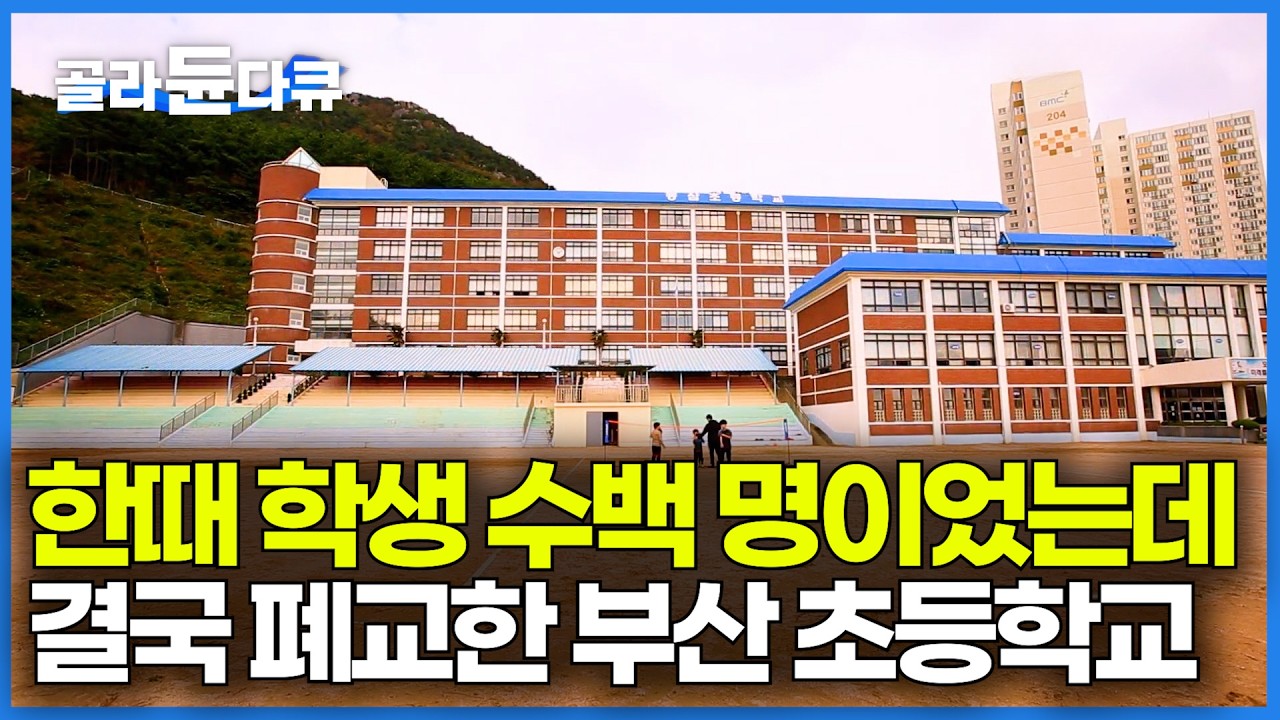 이렇게 큰 도시 학교도 결국 폐교했다. 2000년대 초반까지만 해도 학생들 북적이던 초등학교의 근황｜인구 소멸 시작된 지방의 실제 모습｜하나뿐인 지구｜#골라듄다큐