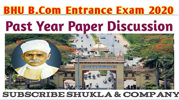 BHU B.com Paper Discussion #BHU #b.com #entrance #EXAM