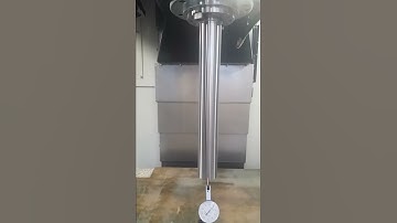 Leadwell spindle runout test with 300mm test bar