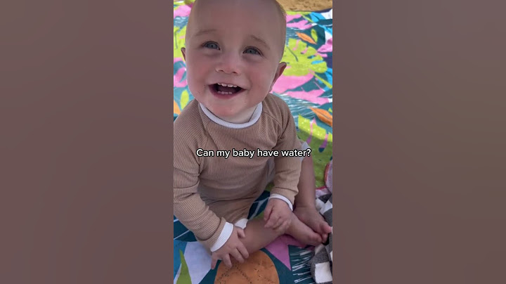 When Can A Baby Drink Water?