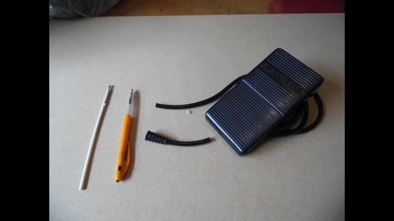 Singer And Elna air foot control hose repair