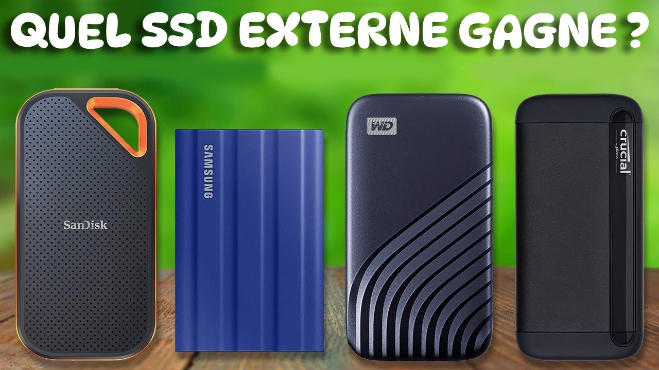Les Meilleurs Disques Durs Externes de 2024 lequel choisir ? avant  d'acheter un SSD externe 