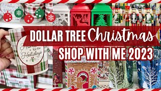 NEW Dollar Tree CHRISTMAS Shop with Me 2023 - Christmas Decorations!! - MUST SEE New Decor!