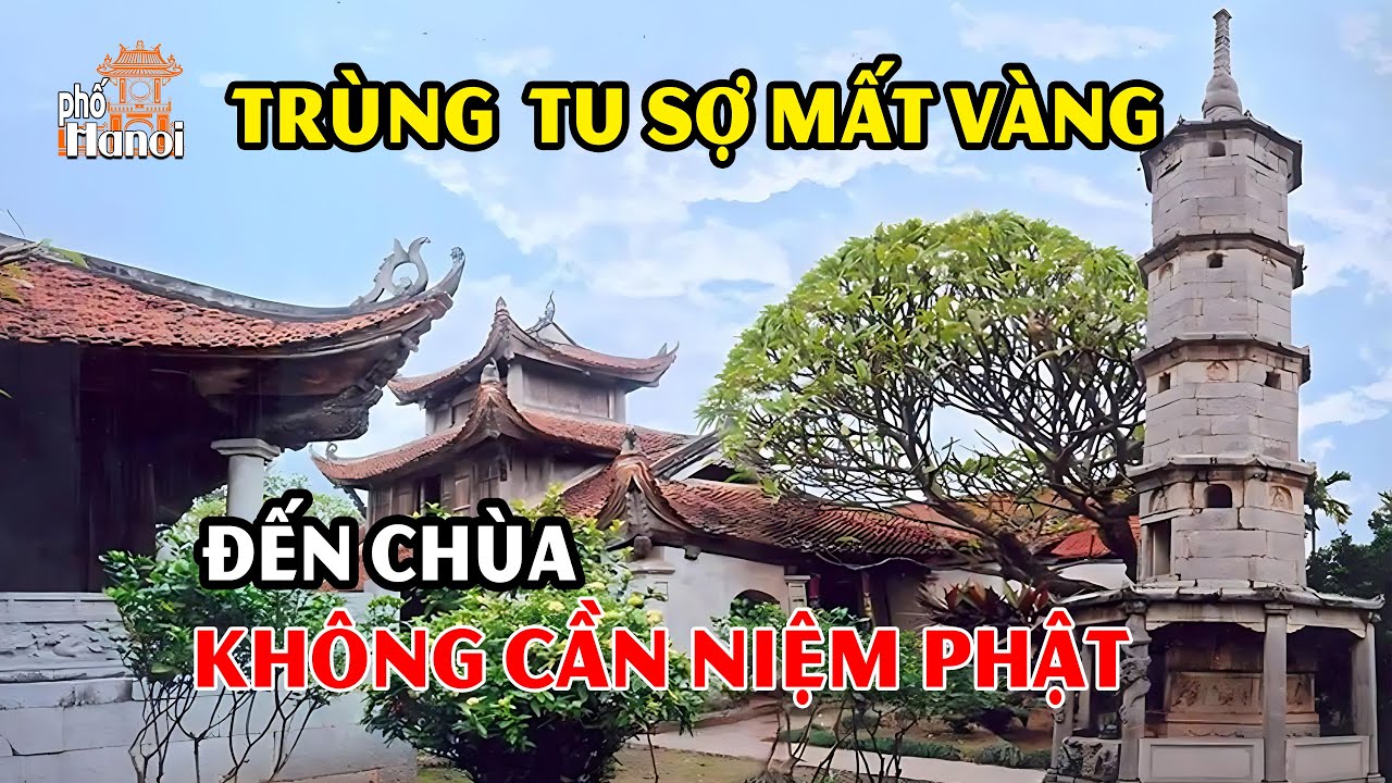 Trùng Tu Sợ Mất Vàng - Độc Lạ Chùa Cổ Bút Tháp - Chứa Đựng 4 Bảo Vật Quốc Gia #hnp