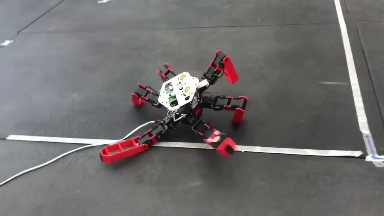 AntBot servo motors overheat after 1 hour (©Emilie Sauvageot and Ilya