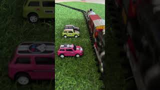 One of four cars got hit by the train #car #train #hit #shorts @oudomonn