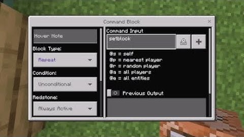 How to make a repeating block in minecraft