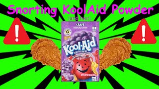 Snorting Kool-Aid + a bonus snort! [Вдыхаем Кулайд]