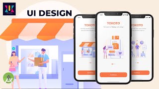 Android UI Design Tutorial | Modern Intro Screen UI Design | UiUX Tutorial