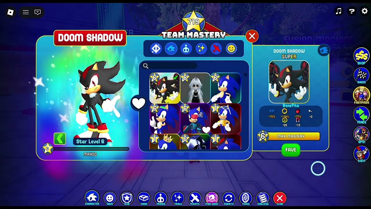 SSS - DOOM SHADOW - MAX STATS