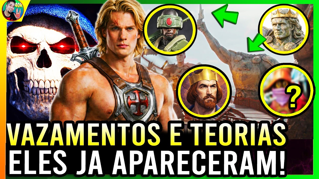 😱SEM GORPO?TODOS os PERSONAGENS TRAILER HE-MAN DOLPH LUNDGREN e VISUAL TRIKLOPS em MESTRESdoUNIVERSO
