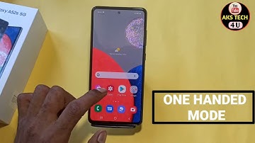 How To Enabale One Hand Mode in Samsung A52s | Samsung A52s 5G One Hand Mode Setting @akstech4u