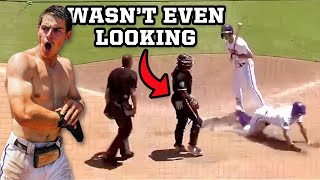 No one pays attention so runner steals home, a breakdown