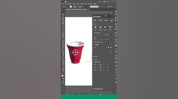 How to 3D Revolve Effect in Illustrator (Paper Cup) #shorts
