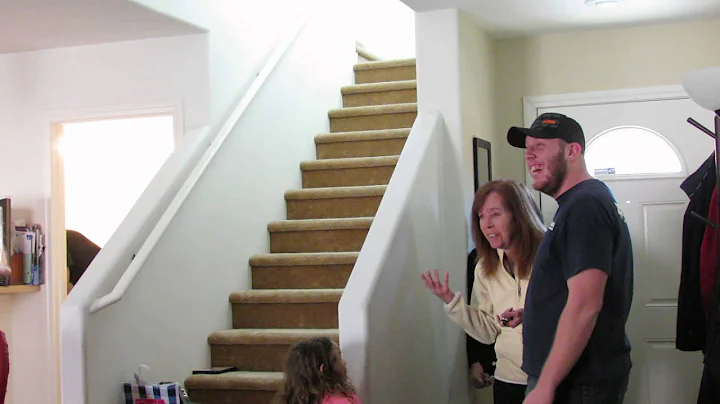 Surprising my mom with my brother :)