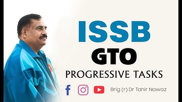 ISSB GTO Progressive Task Test | ISSB GUIDE | Brig (r) Dr Tahir Nawaz