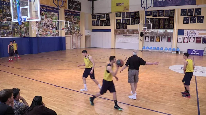 Chris Daleo Match UP Zone Defense in Athens, Greece