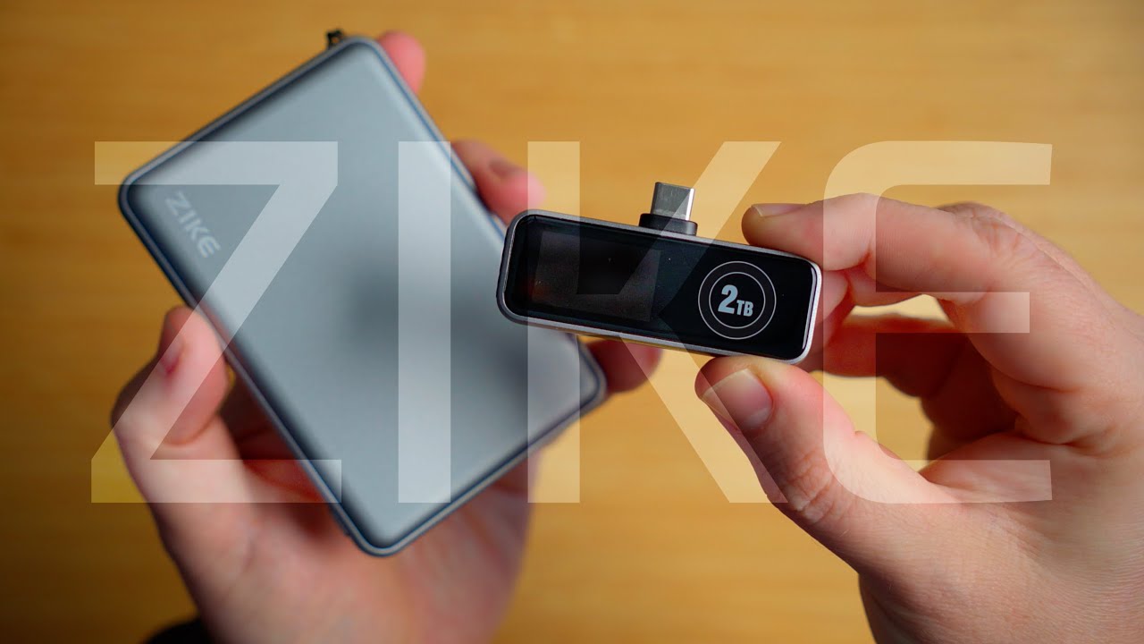 2TB storage for iPhone + ZIKE solid-state power bank! - YouTube