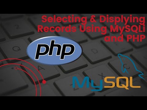 Selecting and Displaying Data from MySQL using MySQLi and PHP - YouTube