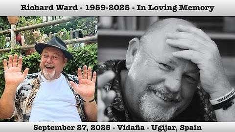 Memorial Evening for Richard Ward (1959-2025) - Ugíjar - Spain