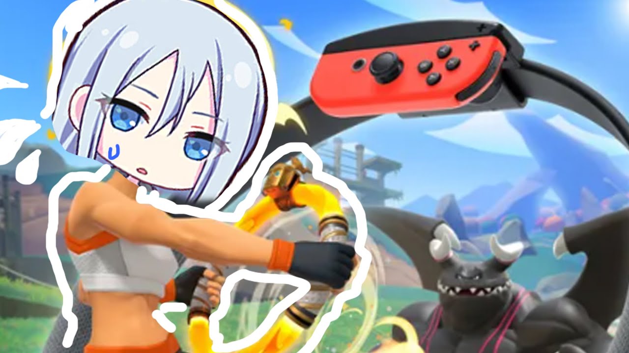 가랏! 카나데의 이두근!🤣 [25시 링피트 한글번역]