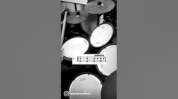 Syncopation by Reed (Lesson 4, Page 10, Number 7) - Practice with Me! #syncopation #drumset #drums