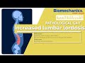 Pathological gait increased lumbar lordosis  biomechanics made simple
