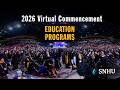 Virtual Commencement: Education Programs, Saturday, May 23 at 3pm ET