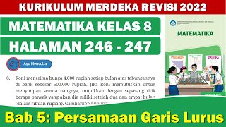 MATEMATIKA KELAS 8 HALAMAN 246-247  KURIKULUM MERDEKA REVISI 2022