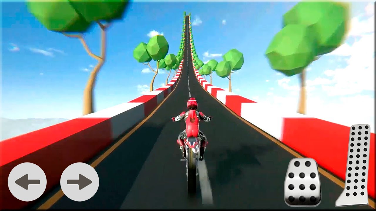 Mega Ramp Moto Bike Stunts: Bike Racing Games