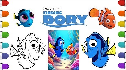 How to Draw Dory | Finding Dory | Step by Step Tutorial 