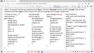 Lecture - 13 Runtime Polymorphism, Dynamic method dispatch, Abstract Class