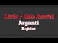 Ade Astrid Jayanti Lirik Bajidor ft Gerengseng Team