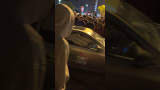 G35 Drifts in Parking Lot FULL of People! #infiniti #g35 #takeover