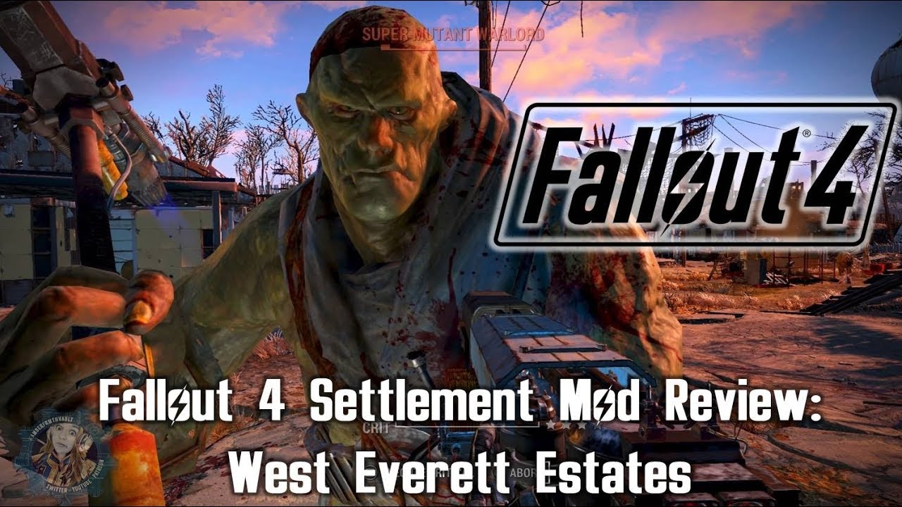 Fallout 4 Settlement Mod Review West Everett Estates