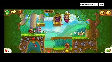 SNAIL BOB 2 - Chapter 1 Forest Story - Level 8 - Hunter Hamster - puanputigames
