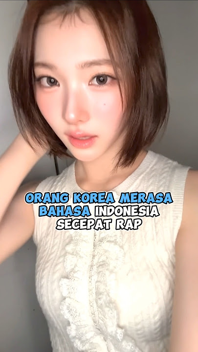 Orang Korea Merasa Bahasa Indonesia Secepat Rap #shorts #kpop #plus62kpop