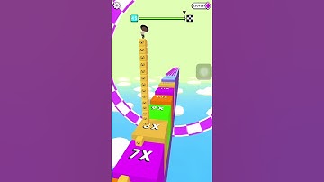 Cube Surfer level forty five successfully completed | game playing in iPhone