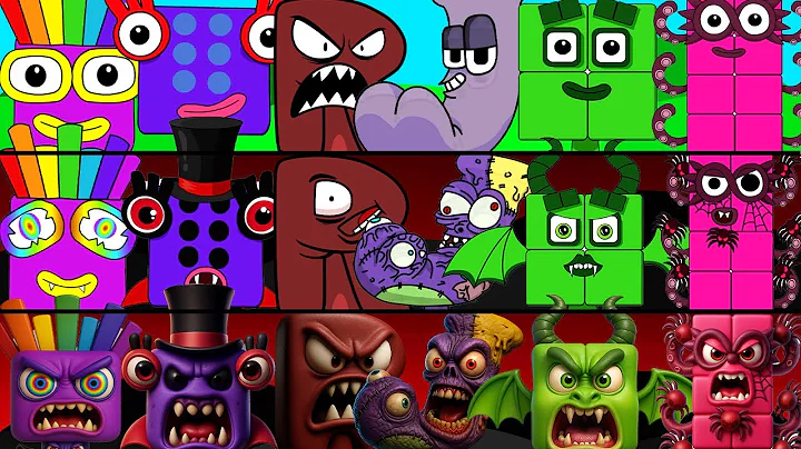 Incredibox Sprunki OC Phase 1 to Phase 3 Three Numberblocks, J Alphabet Lore, Germany, Walmart