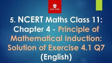 5. 1st puc maths exercise 4.1 questions 7 in english |class 11 maths exercise 4.1 Q7 in english