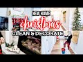 CHRISTMAS CLEAN + DECORATE WITH ME | FARMHOUSE DECOR | CLEAN WITH ME | HOME TOUR | CHRISTMAS DECOR