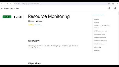 Resource Monitoring | #qwiklabs | #coursera #CLI