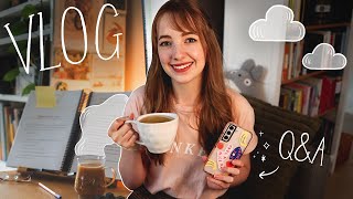 a cozy day in my life &amp; writing vlog ☁️ what motivates me to be a writer?